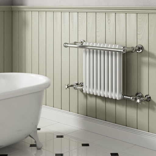 Reina Designer Camden Mild Steel Towel Rail - Unbeatable Bathrooms