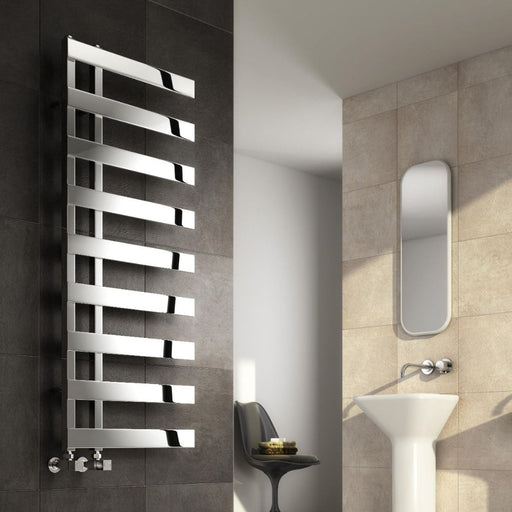 Reina Designer Capelli Stainless Steel Towel Rail - Unbeatable Bathrooms