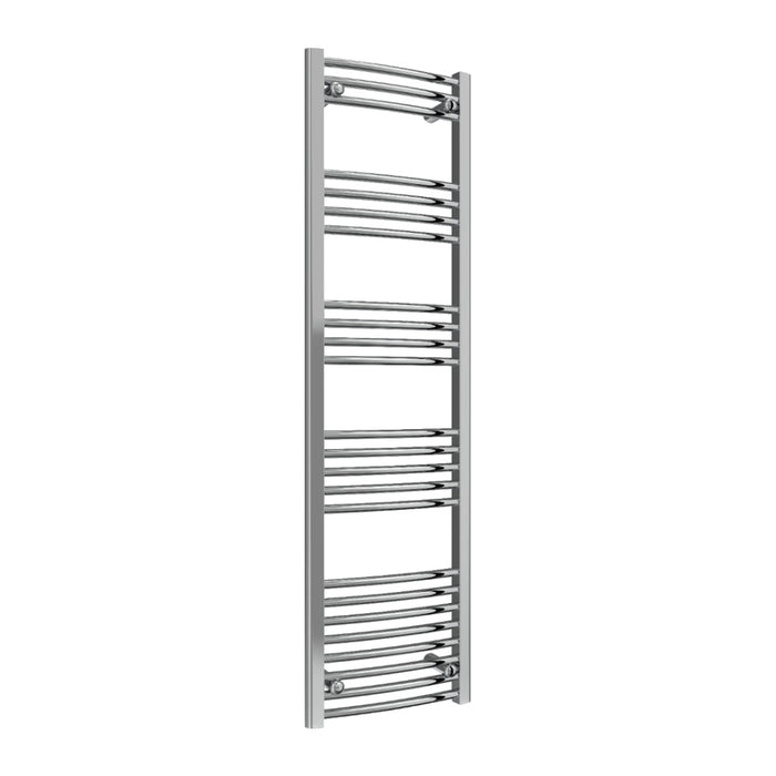 Reina Designer Capo Curved Mild Steel Towel Rail - Unbeatable Bathrooms