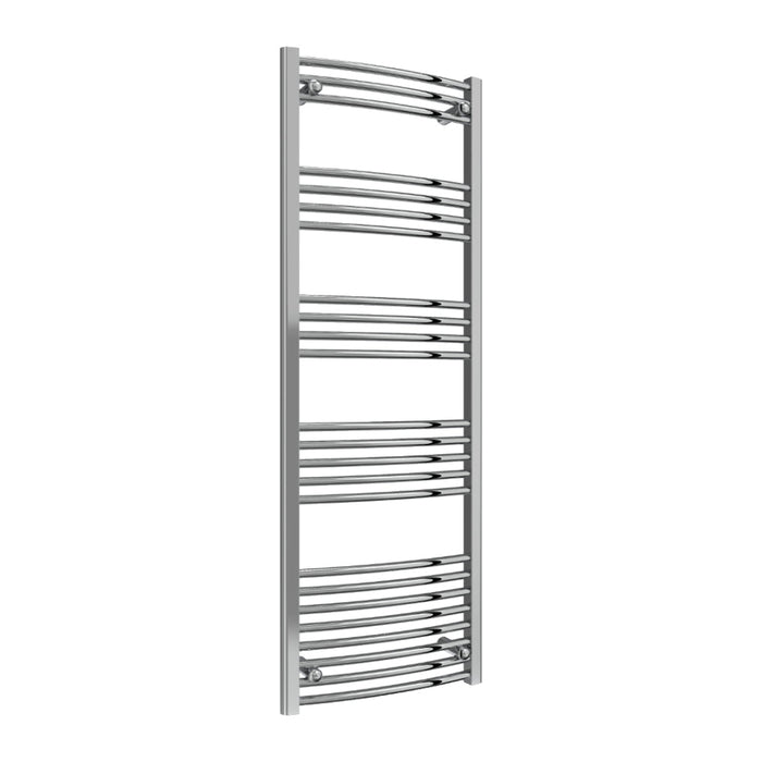 Reina Designer Capo Curved Mild Steel Towel Rail - Unbeatable Bathrooms