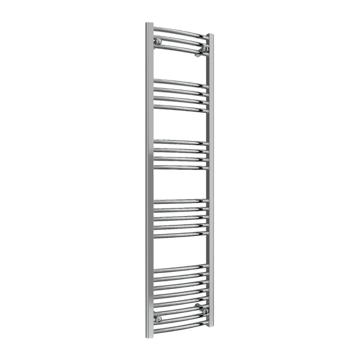 Reina Designer Capo Curved Mild Steel Towel Rail - Unbeatable Bathrooms