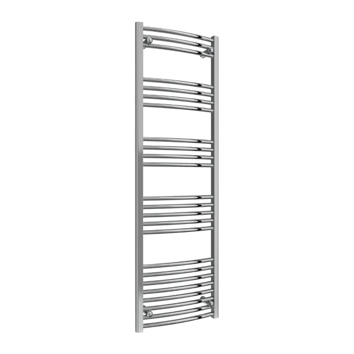Reina Designer Capo Curved Mild Steel Towel Rail - Unbeatable Bathrooms