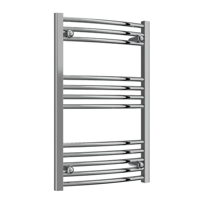 Reina Designer Capo Curved Mild Steel Towel Rail - Unbeatable Bathrooms