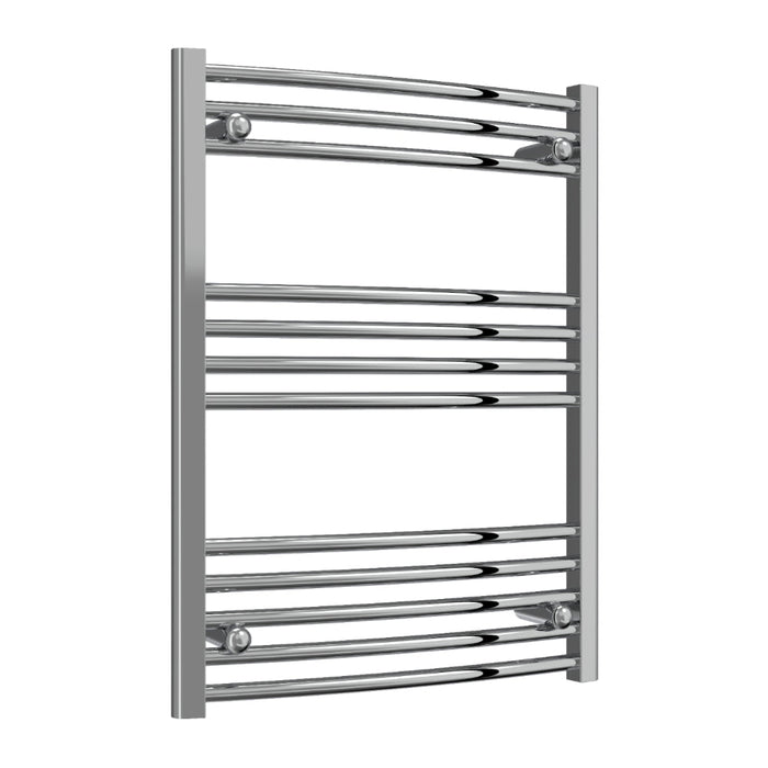 Reina Designer Capo Curved Mild Steel Towel Rail - Unbeatable Bathrooms