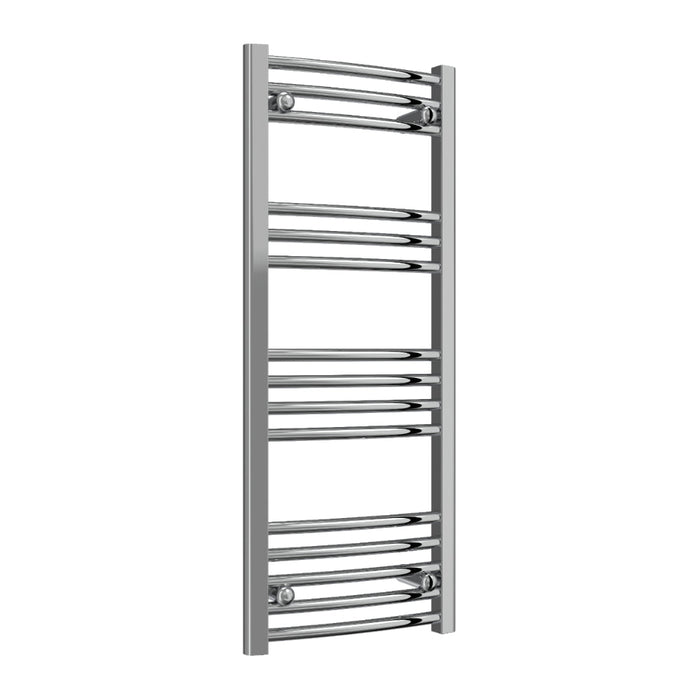 Reina Designer Capo Curved Mild Steel Towel Rail - Unbeatable Bathrooms