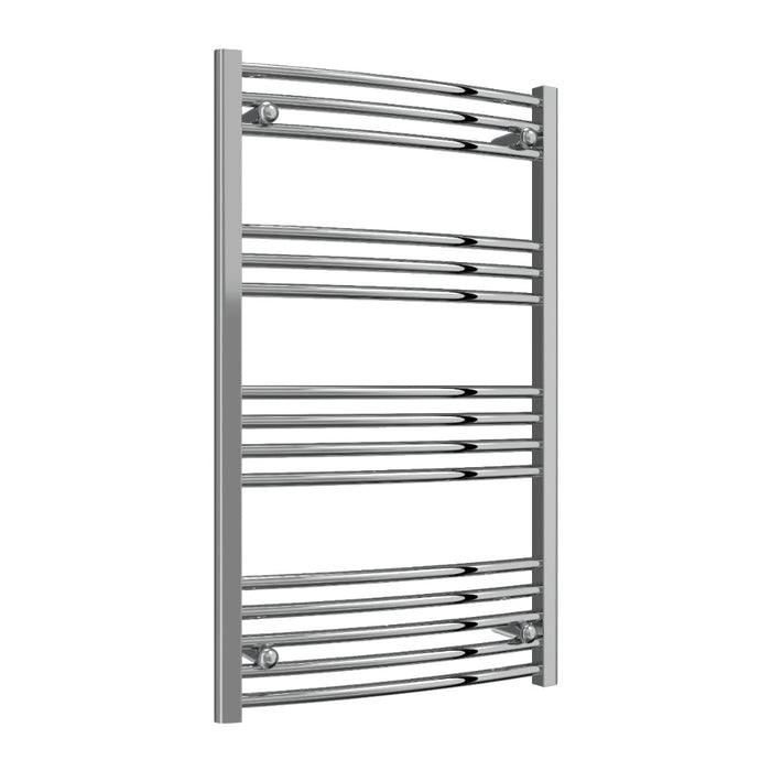 Reina Designer Capo Curved Mild Steel Towel Rail - Unbeatable Bathrooms