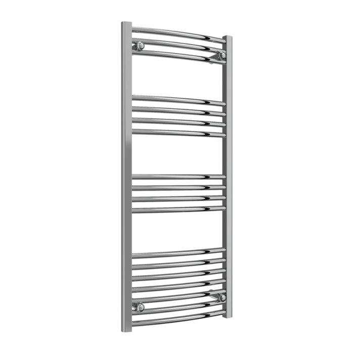 Reina Designer Capo Curved Mild Steel Towel Rail - Unbeatable Bathrooms