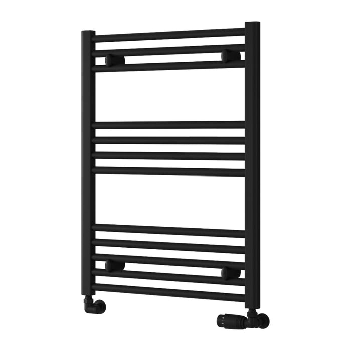 Reina Designer Capo Flat Mild Steel Towel Rail - Unbeatable Bathrooms