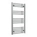 Reina Designer Capo Flat Mild Steel Towel Rail - Unbeatable Bathrooms