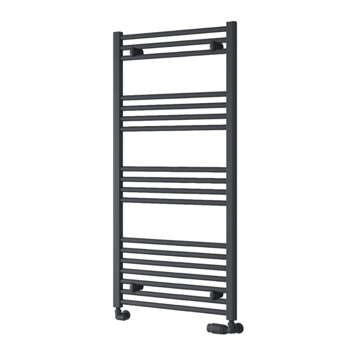Reina Designer Capo Flat Mild Steel Towel Rail - Unbeatable Bathrooms