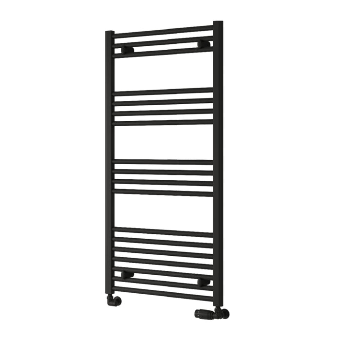 Reina Designer Capo Flat Mild Steel Towel Rail - Unbeatable Bathrooms