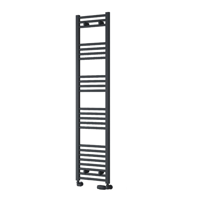Reina Designer Capo Flat Mild Steel Towel Rail - Unbeatable Bathrooms