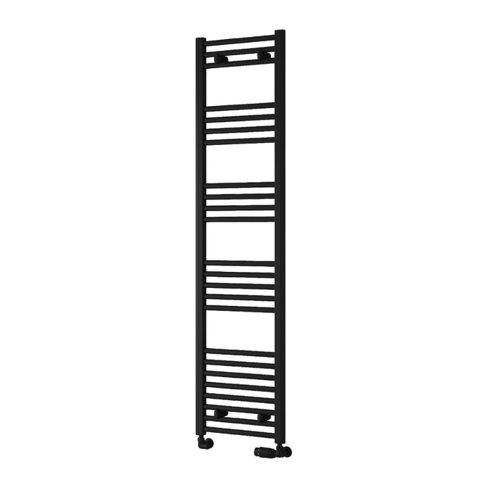 Reina Designer Capo Flat Mild Steel Towel Rail - Unbeatable Bathrooms