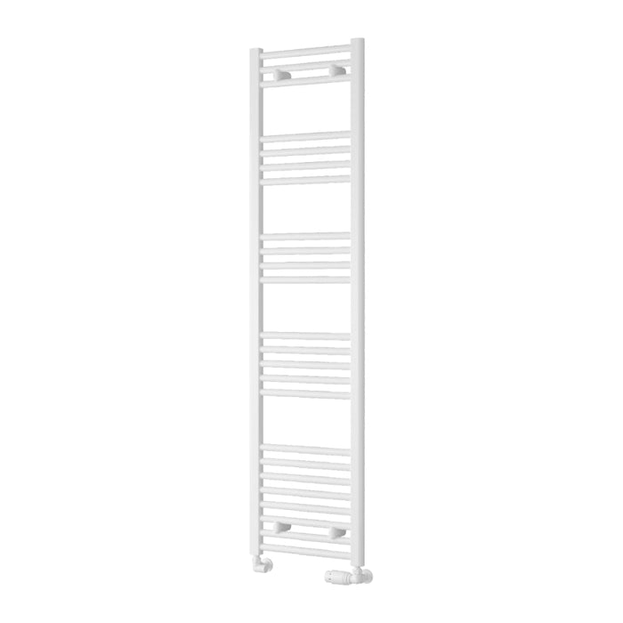 Reina Designer Capo Flat Mild Steel Towel Rail - Unbeatable Bathrooms