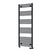 Reina Designer Capo Flat Mild Steel Towel Rail - Unbeatable Bathrooms