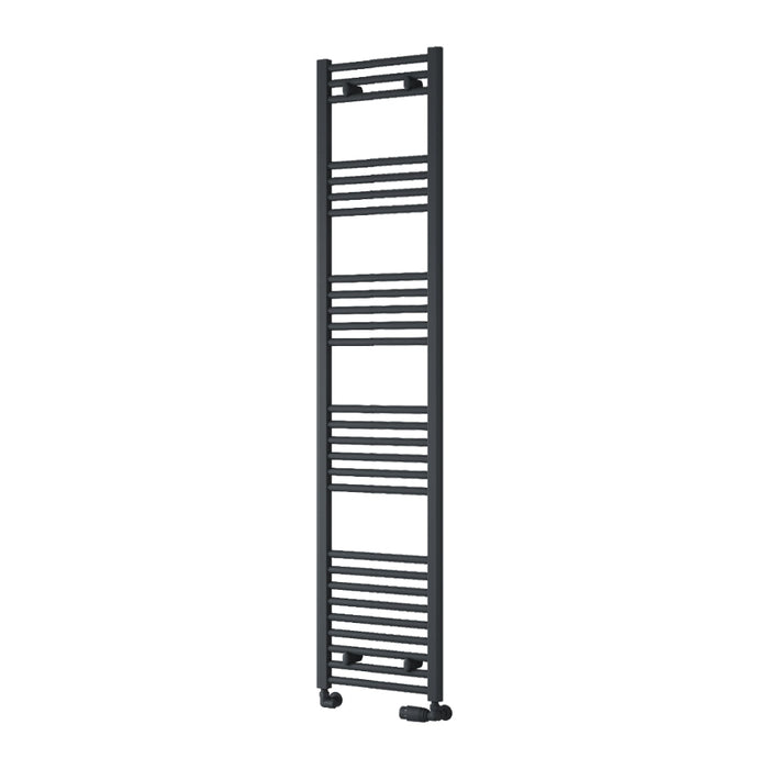 Reina Designer Capo Flat Mild Steel Towel Rail - Unbeatable Bathrooms
