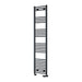 Reina Designer Capo Flat Mild Steel Towel Rail - Unbeatable Bathrooms
