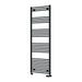 Reina Designer Capo Flat Mild Steel Towel Rail - Unbeatable Bathrooms