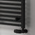 Reina Designer Capo Flat Mild Steel Towel Rail - Unbeatable Bathrooms