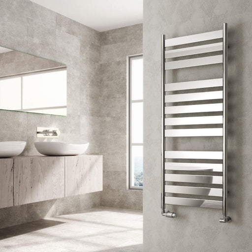 Reina Designer Carpi Mild Steel Towel Rail - Unbeatable Bathrooms