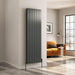 Reina Designer Casina Vertical C Aluminium Radiator - Unbeatable Bathrooms