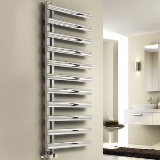 Reina Designer Cavo Stainless Steel Towel Rail - Unbeatable Bathrooms