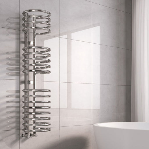 Reina Designer Claro Mild Steel Towel Rail - Unbeatable Bathrooms
