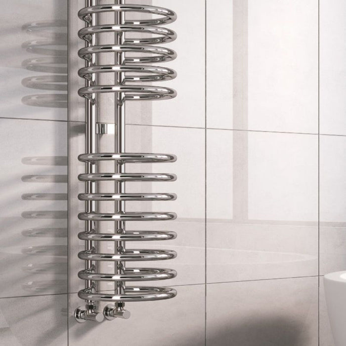 Reina Designer Claro Mild Steel Towel Rail - Unbeatable Bathrooms