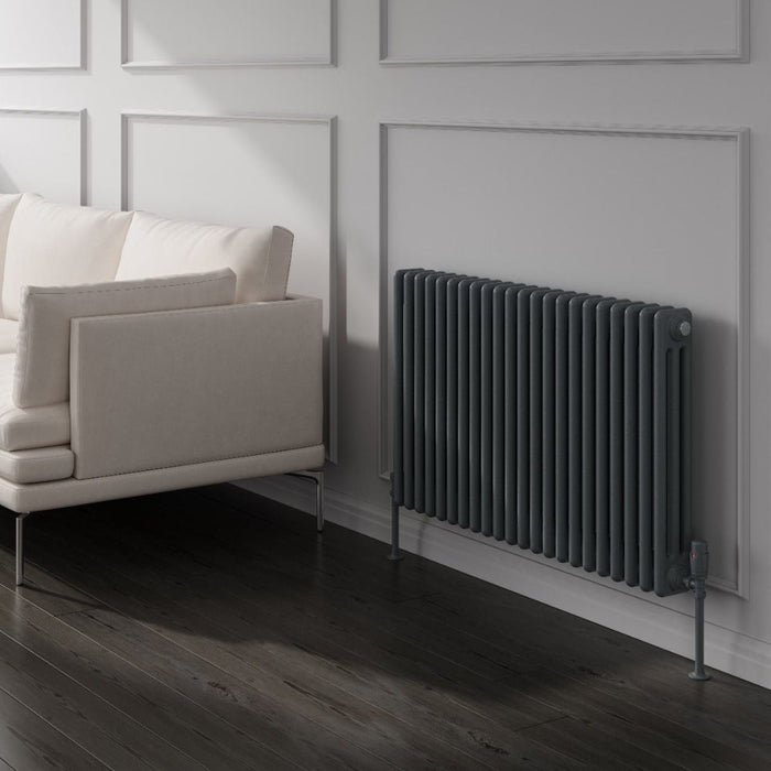 Reina Designer Colona Horizontal Mild Steel Radiator - Unbeatable Bathrooms