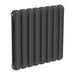 Reina Designer Coneva Horizontal Mild Steel Radiator - Unbeatable Bathrooms