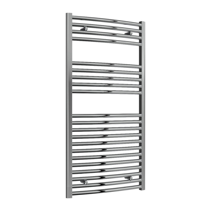Reina Designer Diva Curved Mild Steel Towel Rail - Unbeatable Bathrooms
