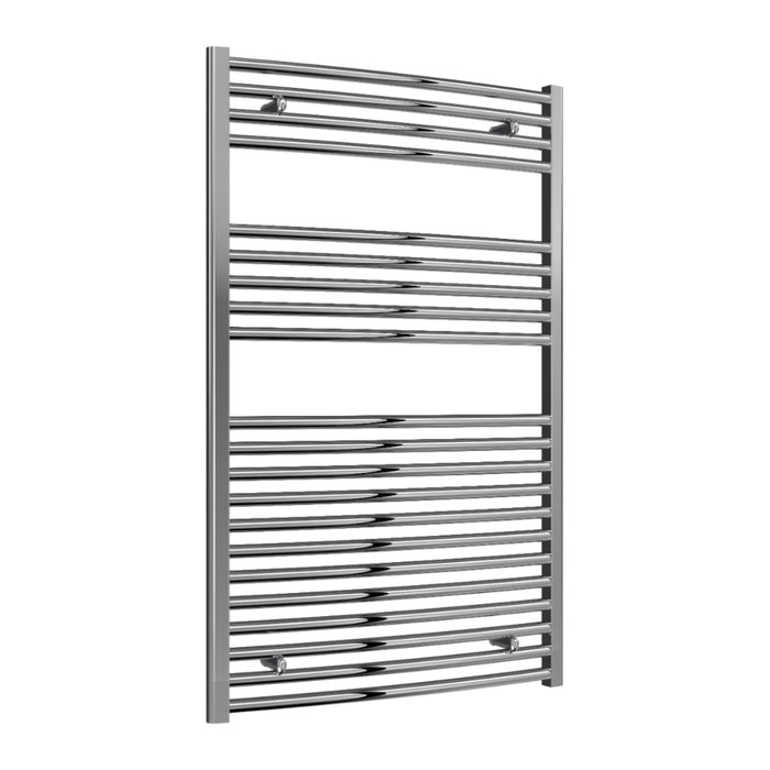 Reina Designer Diva Curved Mild Steel Towel Rail - Unbeatable Bathrooms