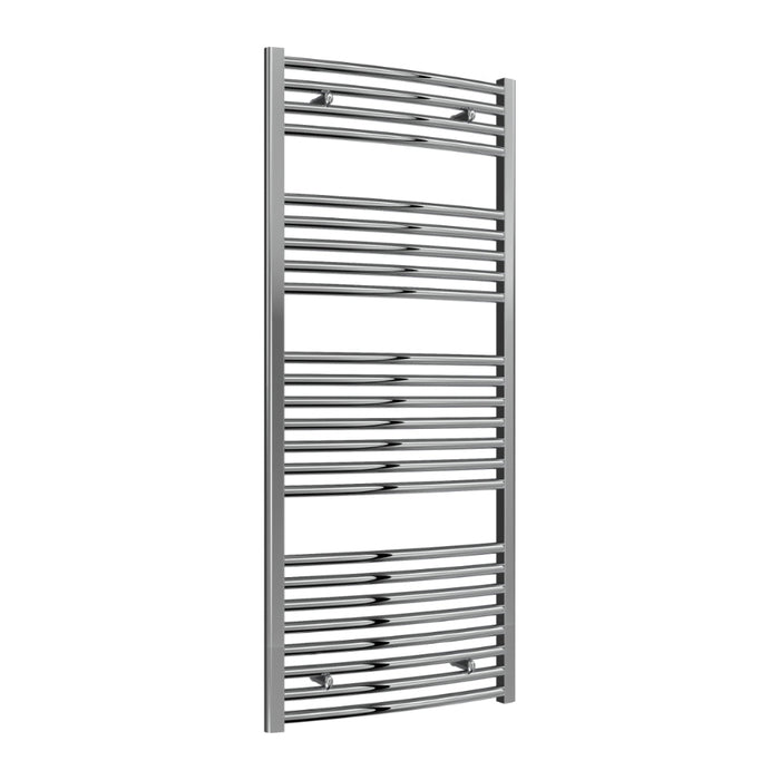 Reina Designer Diva Curved Mild Steel Towel Rail - Unbeatable Bathrooms