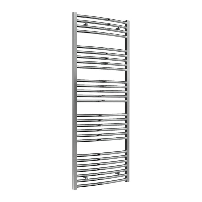 Reina Designer Diva Curved Mild Steel Towel Rail - Unbeatable Bathrooms
