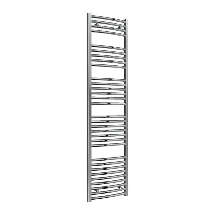 Reina Designer Diva Curved Mild Steel Towel Rail - Unbeatable Bathrooms
