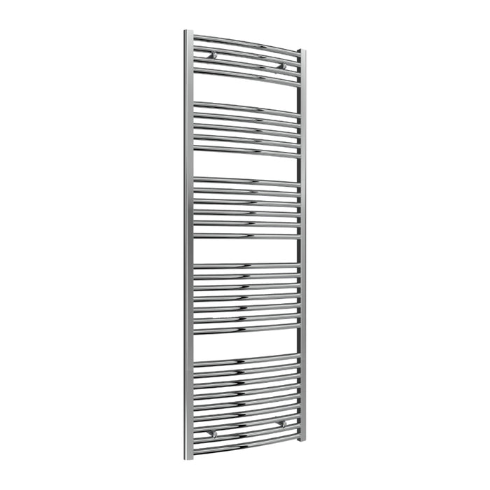 Reina Designer Diva Curved Mild Steel Towel Rail - Unbeatable Bathrooms