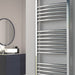 Reina Designer Diva Curved Mild Steel Towel Rail - Unbeatable Bathrooms