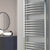 Reina Designer Diva Curved Mild Steel Towel Rail - Unbeatable Bathrooms