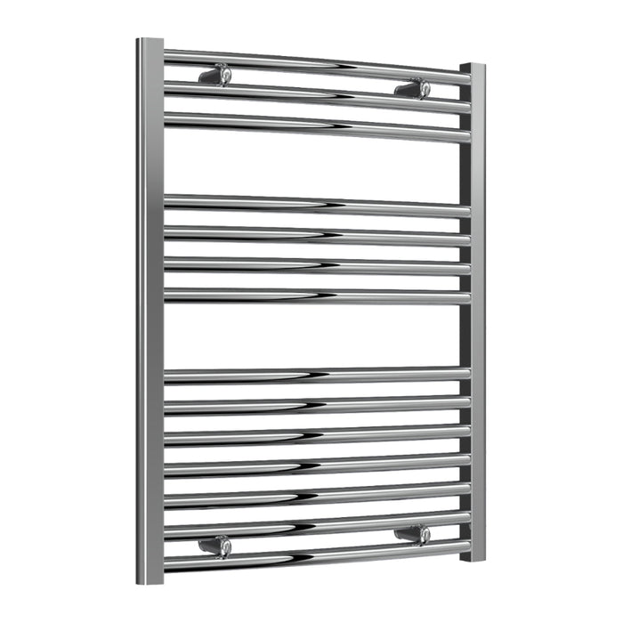 Reina Designer Diva Curved Mild Steel Towel Rail - Unbeatable Bathrooms