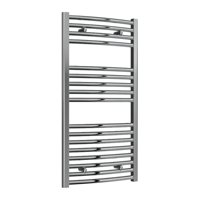 Reina Designer Diva Curved Mild Steel Towel Rail - Unbeatable Bathrooms