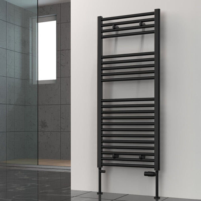 Reina Designer Diva Flat Mild Steel Towel Rail - Unbeatable Bathrooms