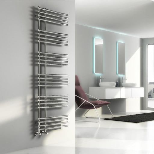 Reina Designer Elisa Mild Steel Towel Rail - Unbeatable Bathrooms