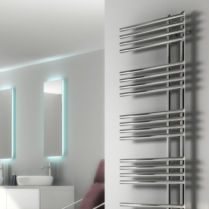 Reina Designer Elisa Mild Steel Towel Rail - Unbeatable Bathrooms
