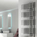 Reina Designer Elisa Mild Steel Towel Rail - Unbeatable Bathrooms