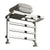 Reina Designer Elvina Mild Steel Towel Rail - Unbeatable Bathrooms