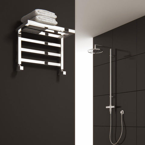 Reina Designer Elvina Mild Steel Towel Rail - Unbeatable Bathrooms