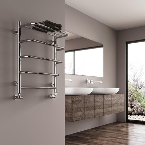 Reina Designer Elvo Stainless Steel Towel Rail - Unbeatable Bathrooms