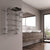 Reina Designer Elvo Stainless Steel Towel Rail - Unbeatable Bathrooms