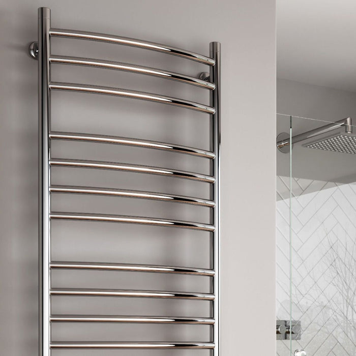 Reina Designer Eos Stainless Steel Towel Rail - Unbeatable Bathrooms