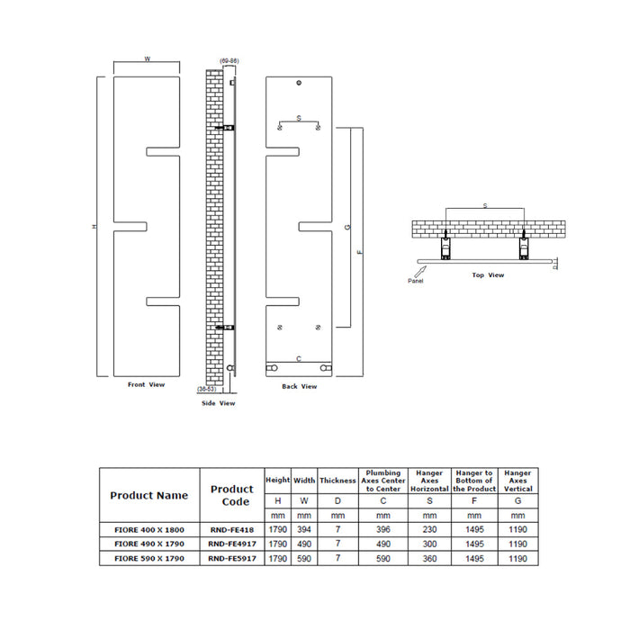 Reina Designer Fiore Mild Steel Radiator - Unbeatable Bathrooms